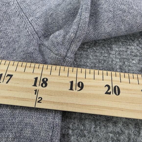 J McLaughlin Sweater Womens Small Gray Cashmere V Neck Knit Pullover Casual - Picture 6 of 15